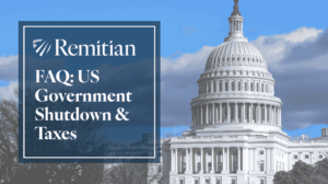 FAQ: US Government Shutdown and Taxes